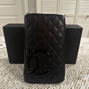 Chanel Black Quilted Wallet